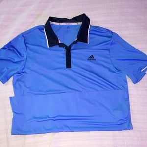ADIDAS Large Blue Polo